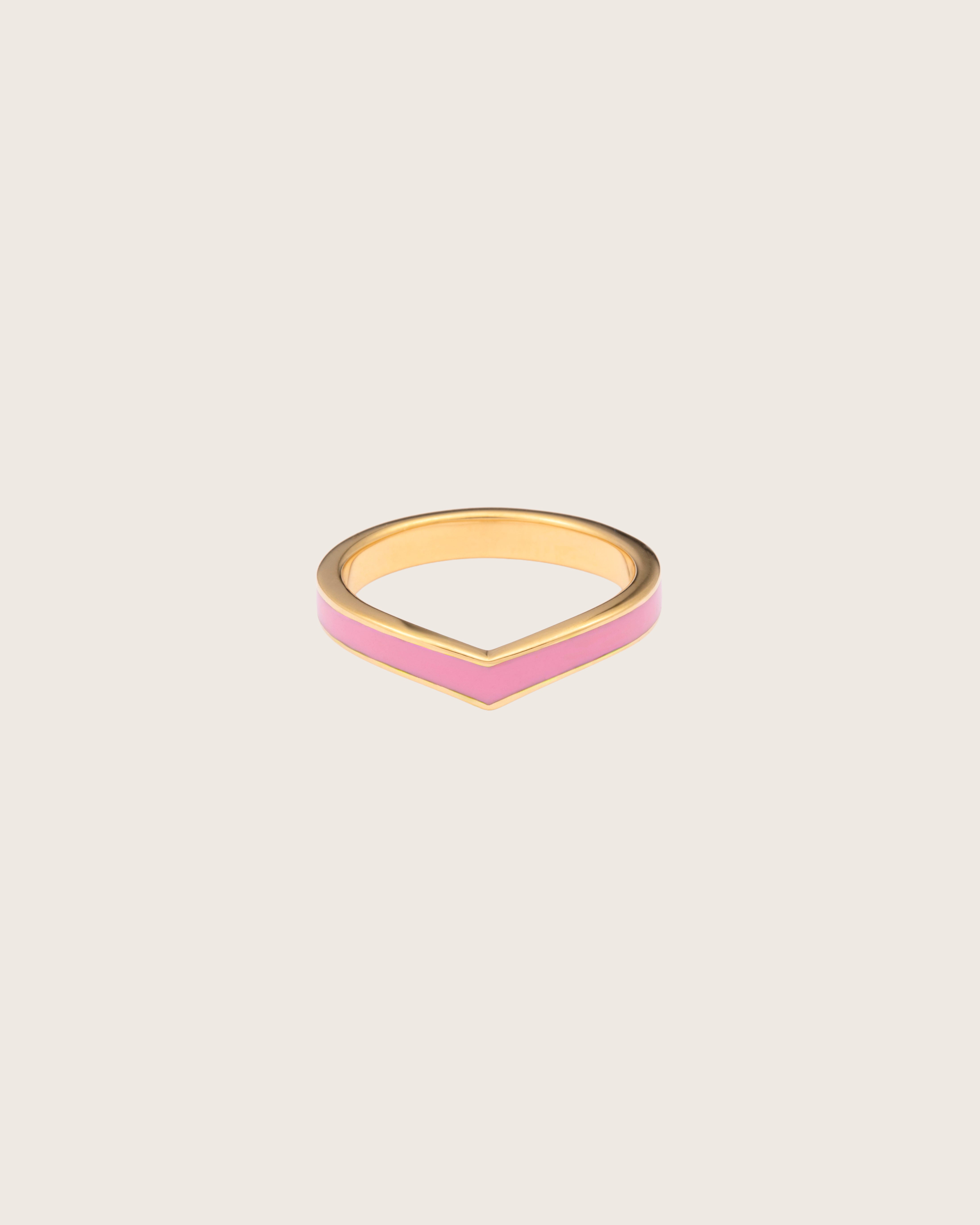 Chevron Ring Schmal