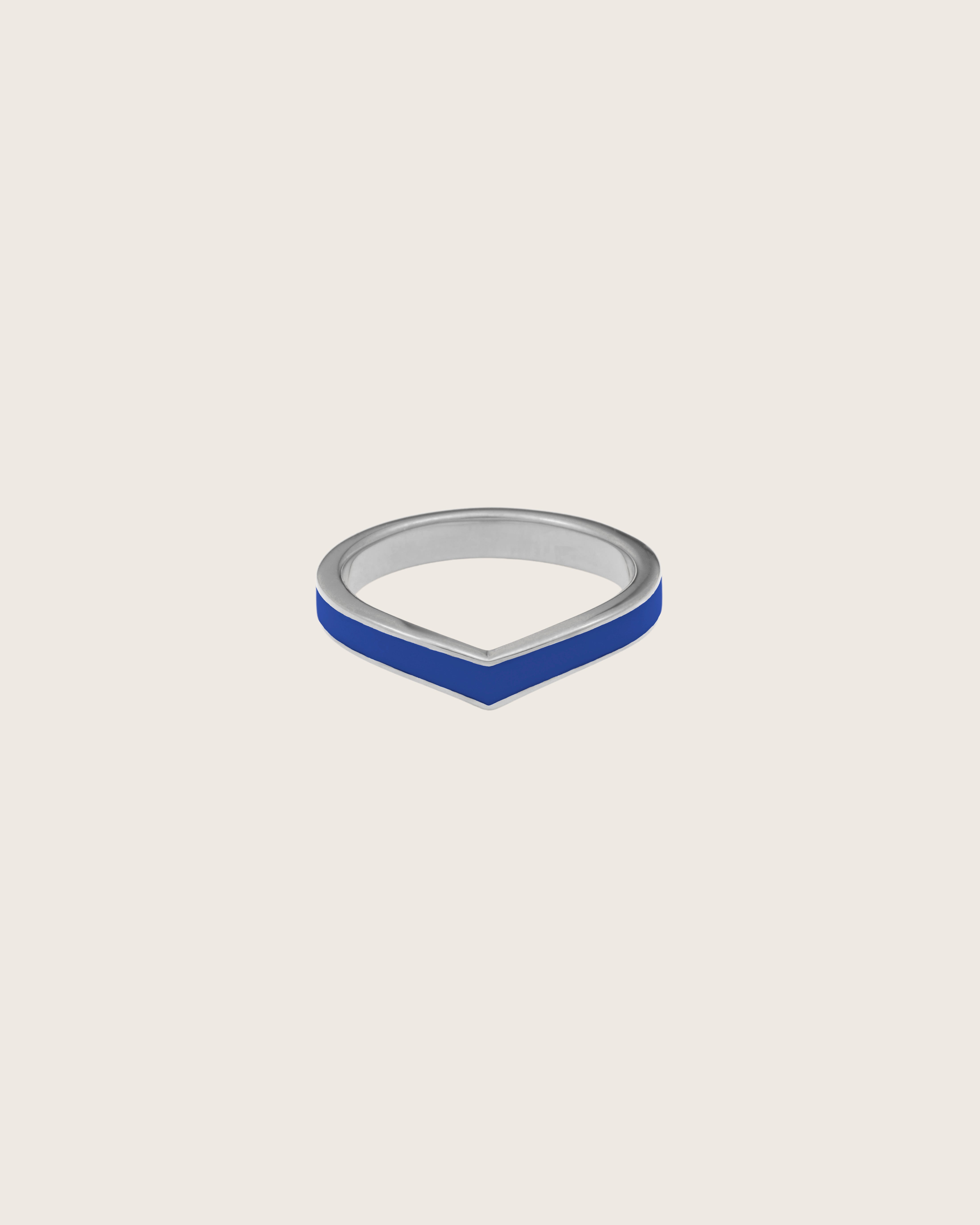 Chevron Ring Schmal