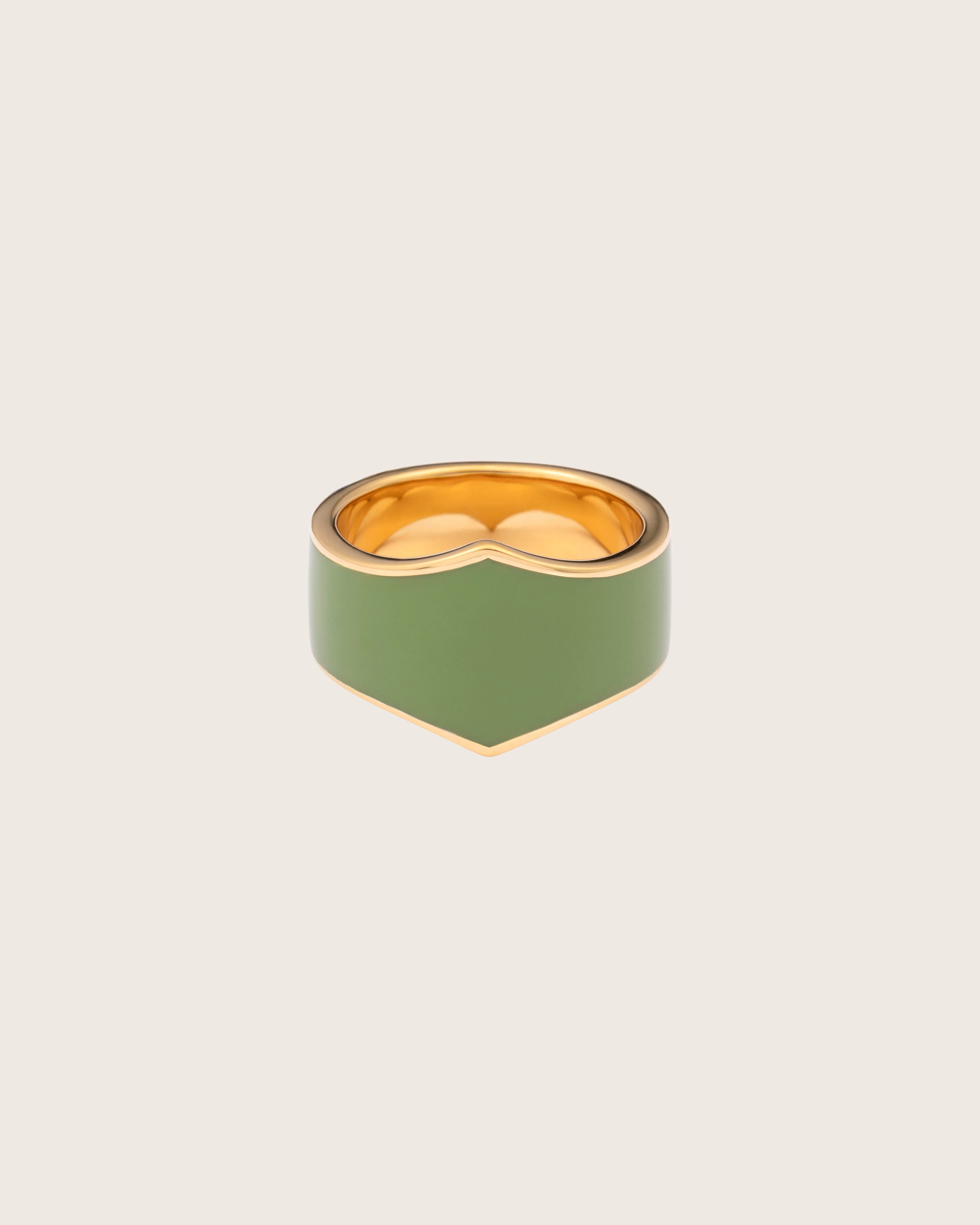 Doppel Chevron Ring